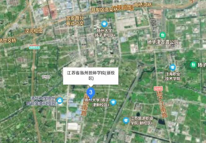 正在建设中的扬州技师学院新校区