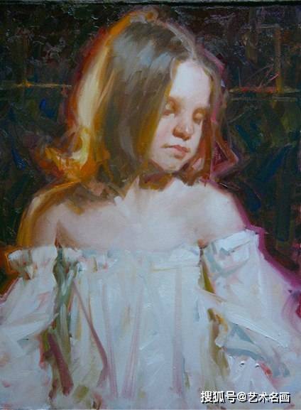 美国当代顶级画家凯文油画中的女体模特,色彩大胆奔放