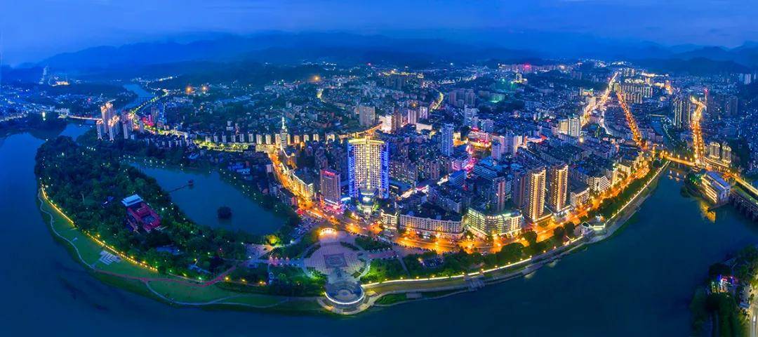 永安市夜景 永安这五年