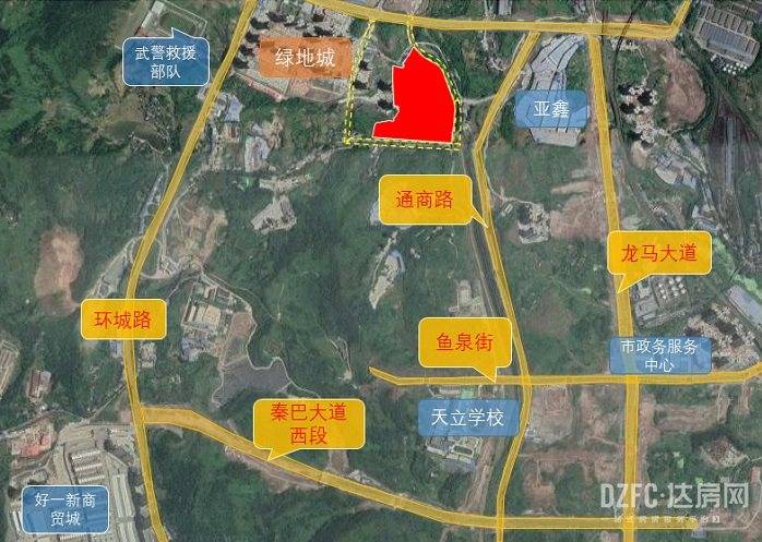 这次涉及5个区域板块和第四代住宅._地块_规划_达州