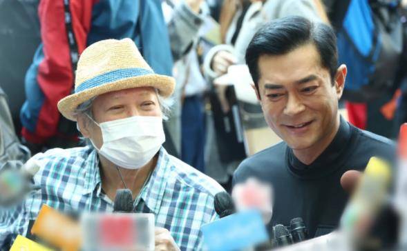 日前,许久未公开露面的洪金宝和古天乐,任贤齐,林峯等人一起出席新