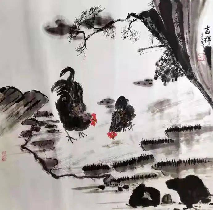 刘峰 福虎迎春·丹青贺岁—全国优秀书画名家作品展