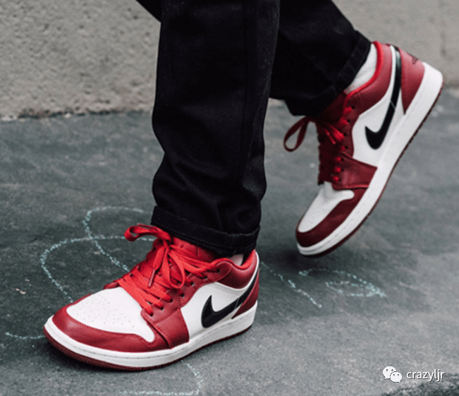 airjordanaj1酒红玫瑰红芝加哥低帮篮球鞋air jordan 1 low aj1 酒红