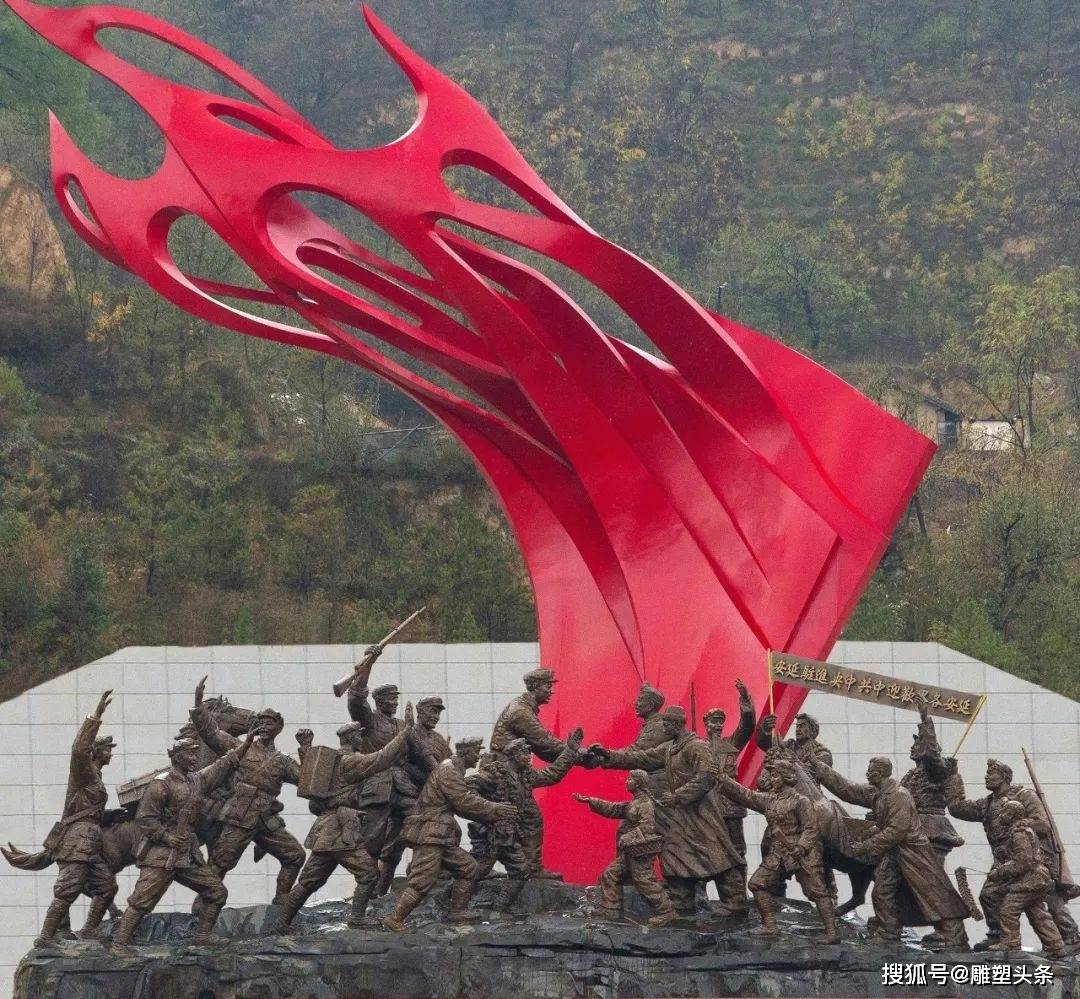回望延安红色革命题材雕塑作品展