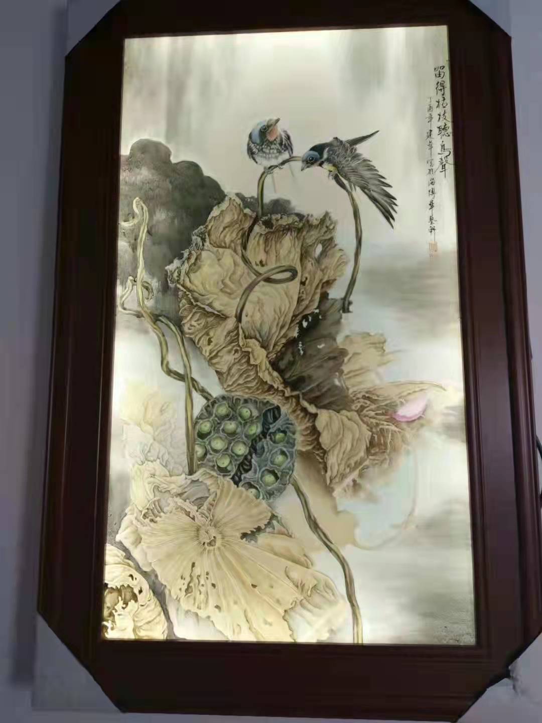 南北陶瓷艺术交流的使者周建华国画陶瓷艺术欣赏