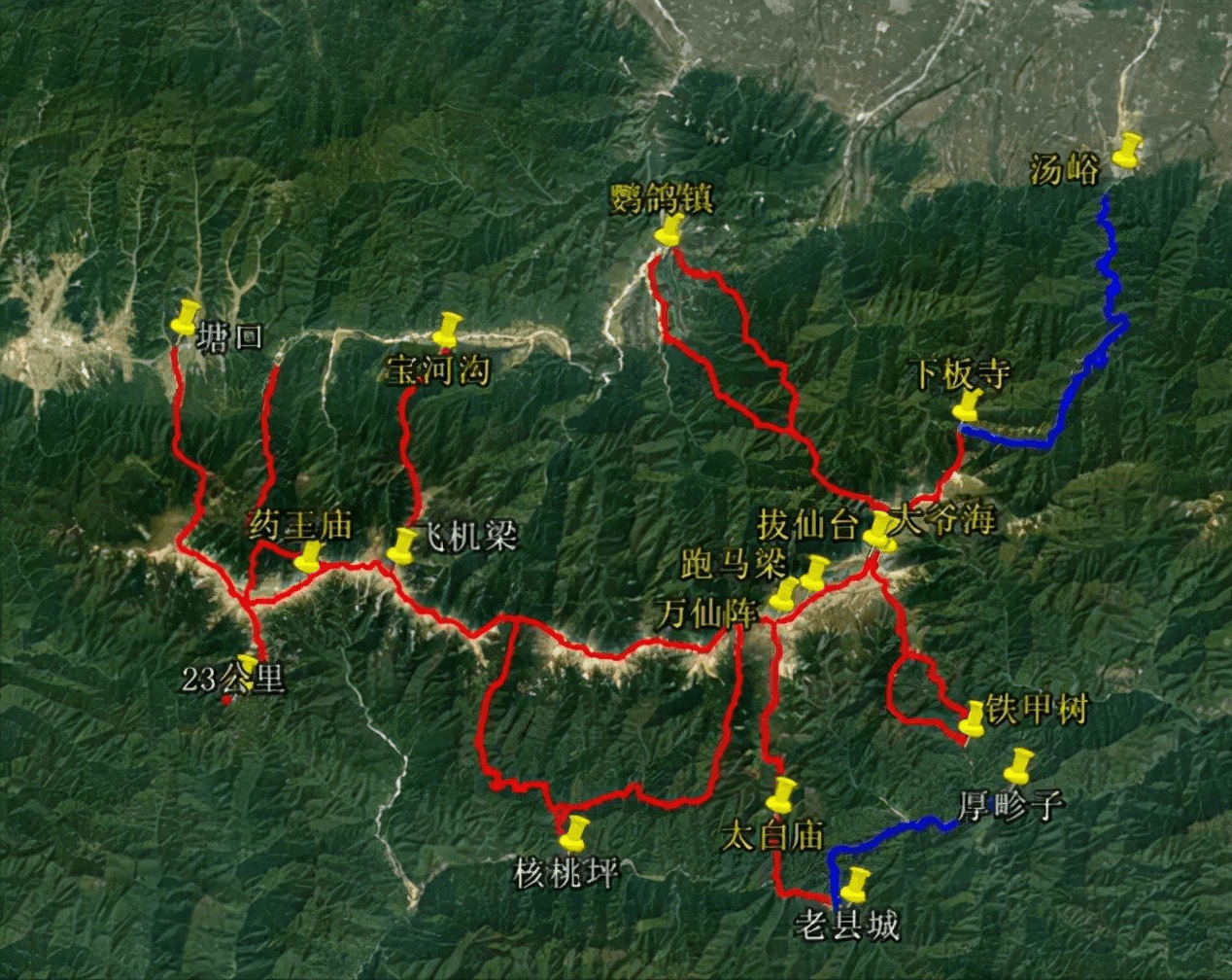 原创秦岭禁地有多恐怖中华龙脊鳌太线为何禁止游客穿越