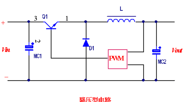 非隔离型开关电源的三种工作方式:升压型,降压型,极性反转型_电路_uin