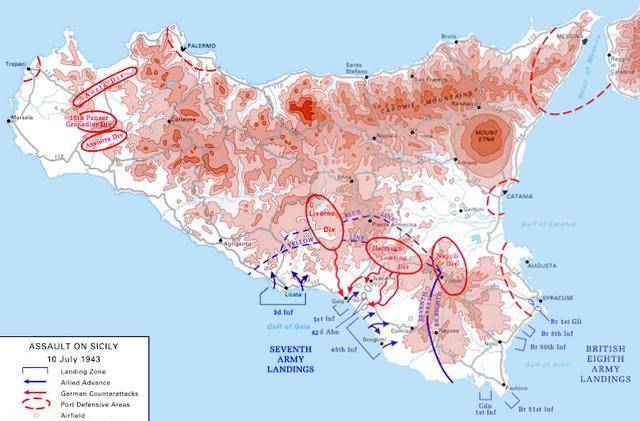 原创西西里岛战役蒙哥马利为什么要推翻美军计划他的水平不如巴顿