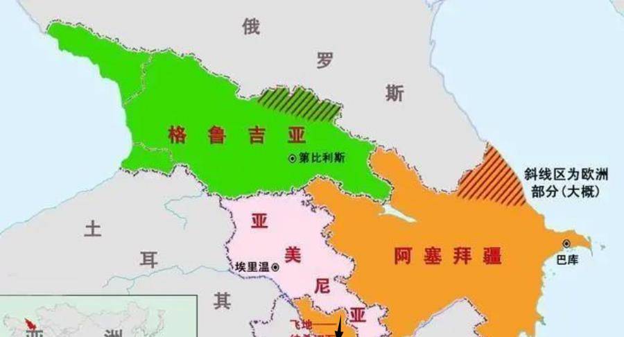 原创阿塞拜疆国土为什么被亚美尼亚一分为二