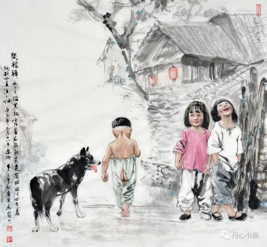 生动传神,婉转朴实|人物画家黄大军_国画_襄阳_作品