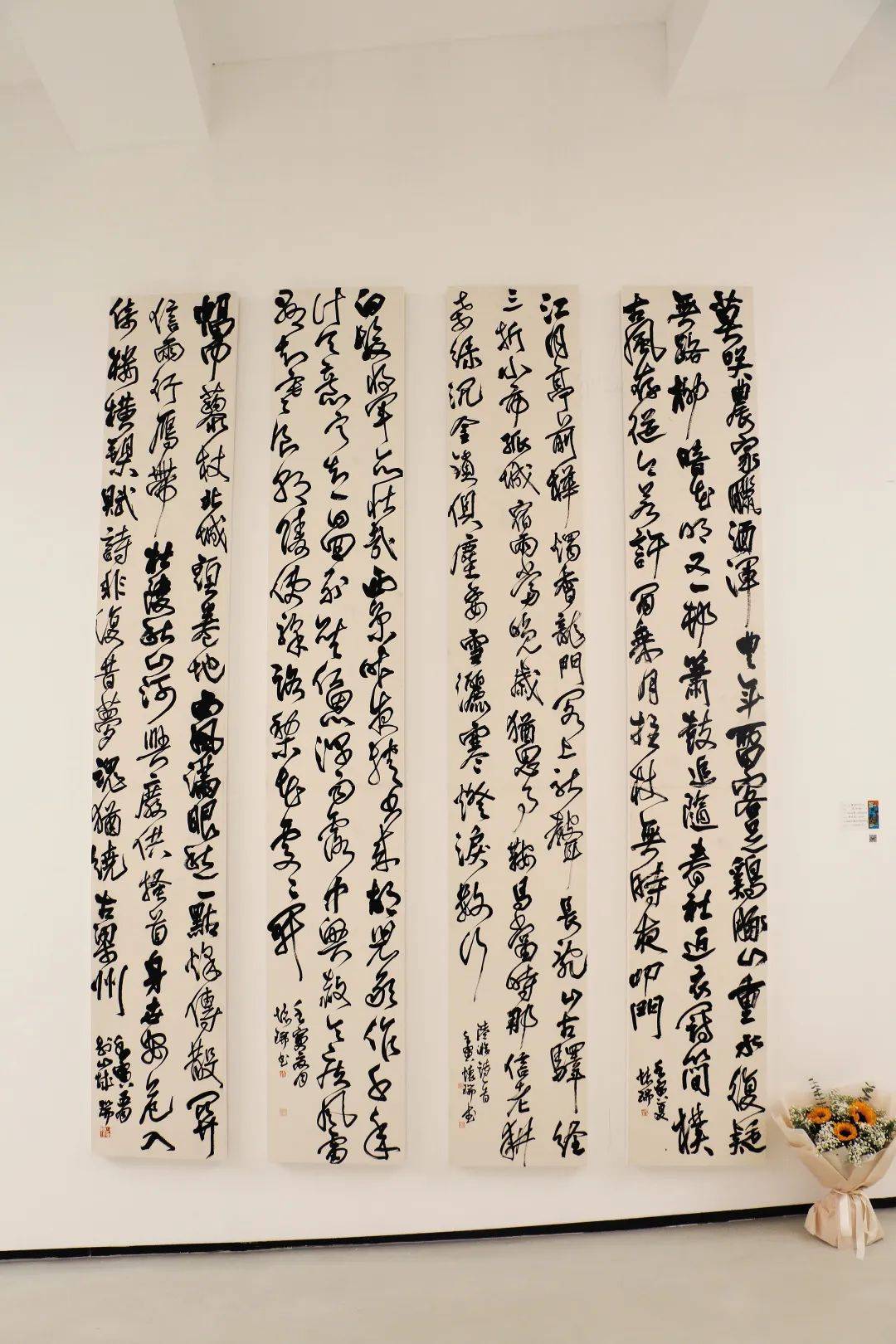 《墨语文风 崔怀瑞 48*310cm*4《白帝城怀古 崔怀瑞 68*240cm*2