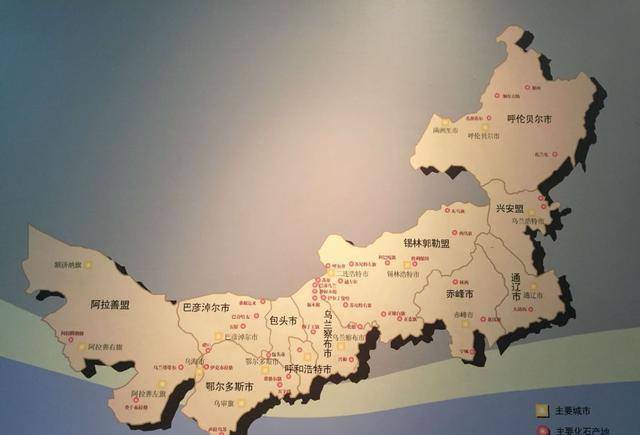 (内蒙古自治区行政区划,共有12个地级行政区,面积超过5万平方公里的有