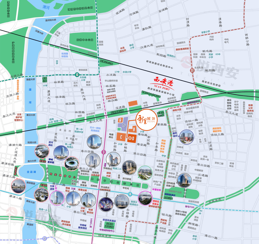 西安买房天天楼市西安港务区推荐绿地理想城新里城三期即将开售