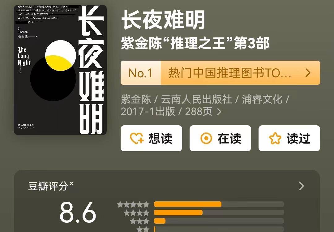 电视剧《狂飙》没看过瘾？还有那几部优良国内刑侦小说