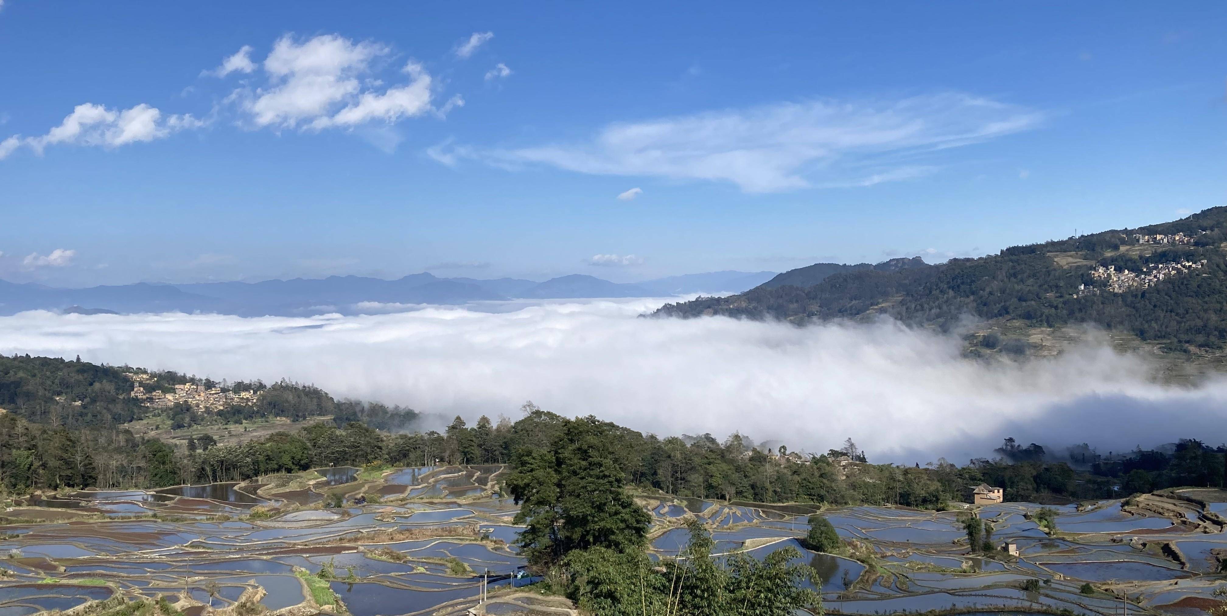 元阳哈尼梯田各不雅景台美景之-箐口不雅景点