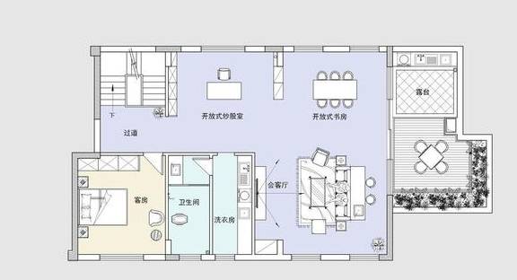 290平米现代轻奢气概，轻奢拆修能够很温馨，也能够很大气温馨