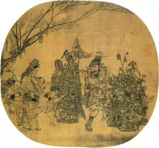 100首宋词配100幅宋画小品，典范！