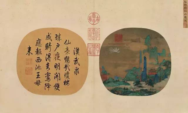 100首宋词配100幅宋画小品，典范！