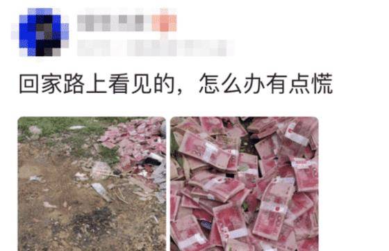 “回家的路上看见的，我如今很慌，该怎么办啊？”哈哈哈