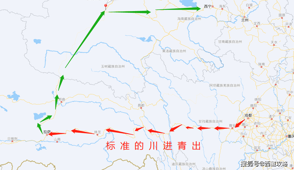 一条包罗丙察察、阿里大北、川藏北线的进出藏线路