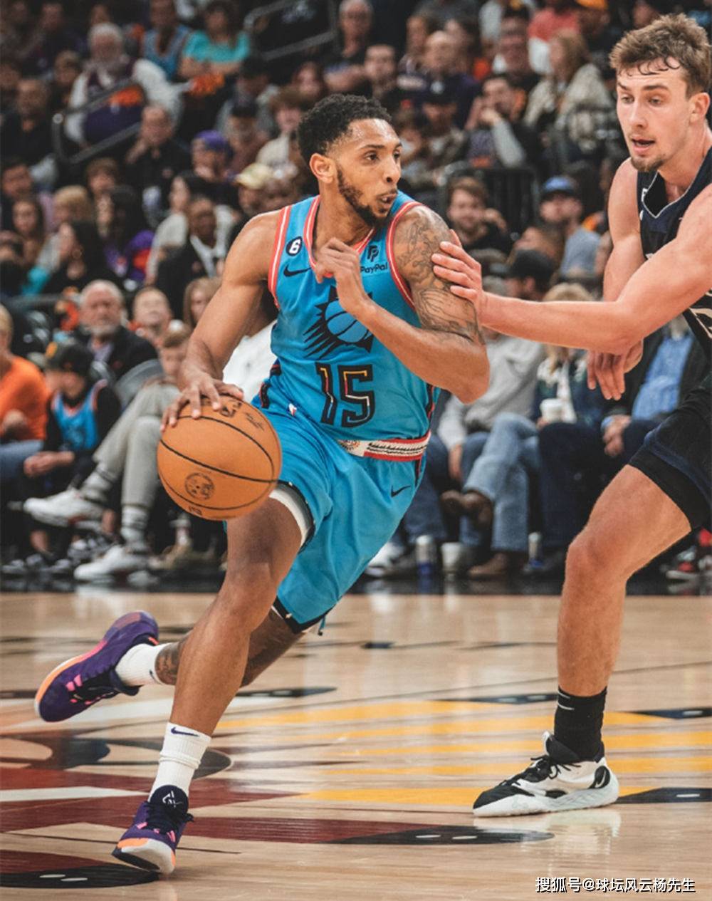 NBA太阳战胜魔术，富尔茨独揽25+7+9难挽颓势，布克19+5+2欧洲步上篮造杀伤