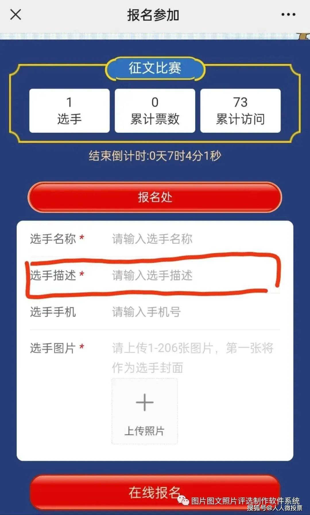 征文角逐网上投票用什么软件