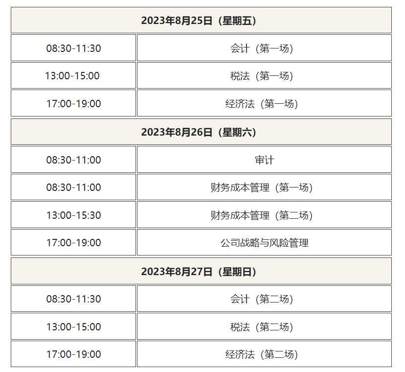 2023年注册管帐师全国同一测验上海考区报名简章 2023年注册管帐师全国同一测验上海考区报名简章
