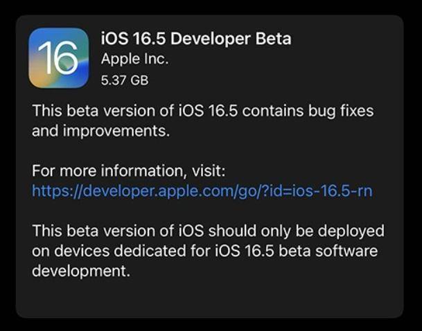 优米手机维修培训学校-iOS 16.5 beta 1发布，又有新功用！