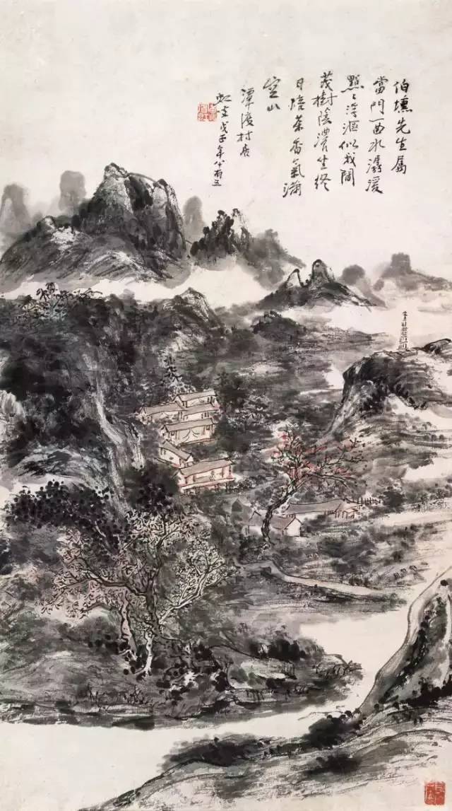 黄宾虹典范山川画高清全集，百看不厌！