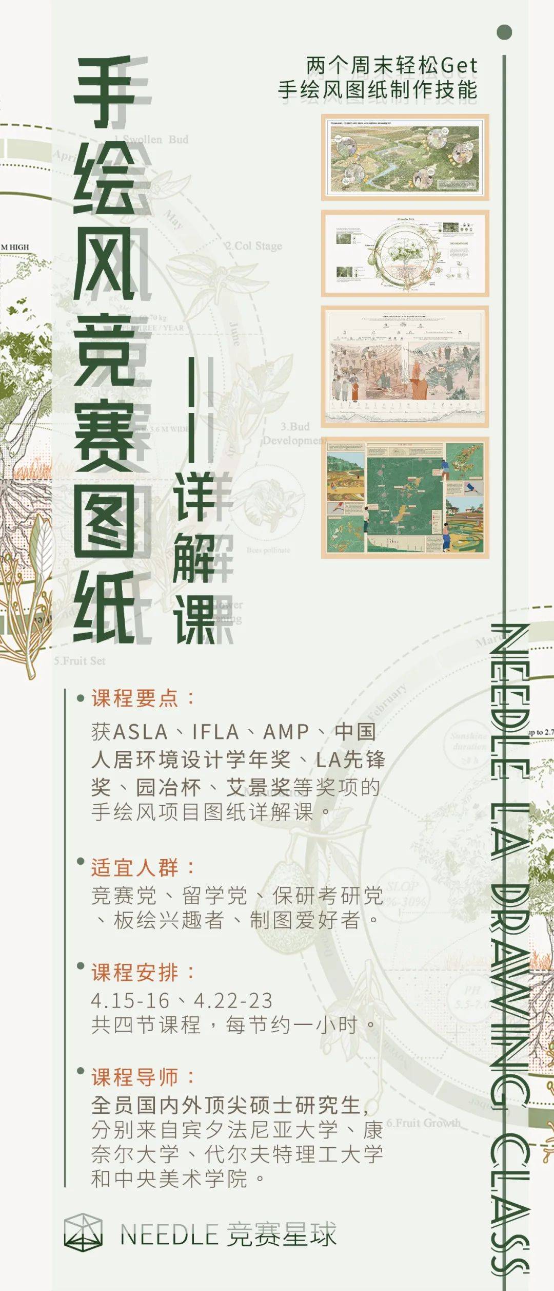 ASLA、IFLA获奖大神教你做手绘风竞赛图纸！快来给你的竞赛加点料吧！