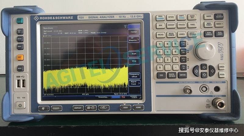 频谱分析仪FSV_13.6G开机后蓝屏维修——Ramp;S仪器维修中心