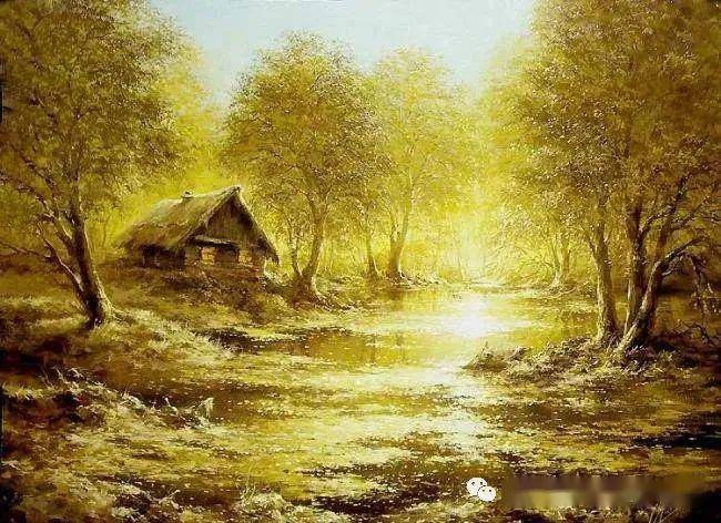 俄罗斯画家迈克尔·伊万恩科四季景色油画作品欣赏