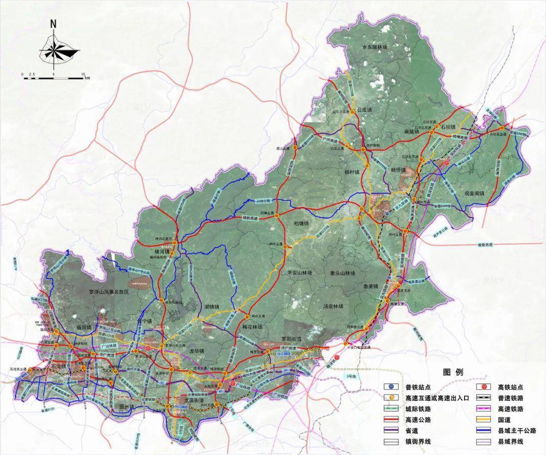 博罗县综合交通专项规划 重大产业平台规划布局图.