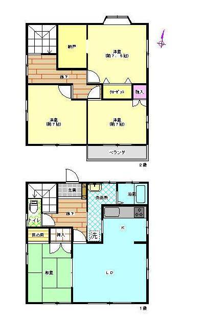 亀冈市带停车场全新装修一户建售价31万人民币