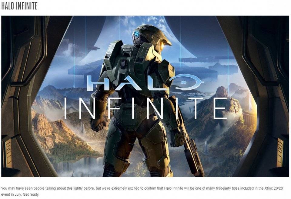 经微软官方确认,系列最新作《光环:无限(halo:infinite)》将在今年7月