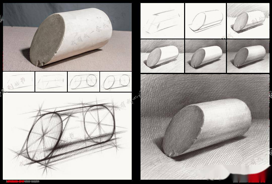《到位素描几何体》入门简单易学,每一张画面我们做到