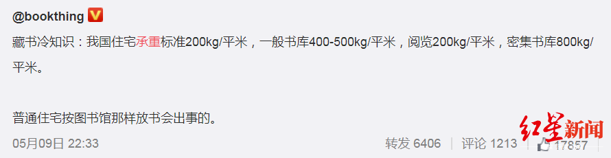 「荷载」建筑师如是说，楼板承重标准200公斤/平米？书柜放书太多会出事吗