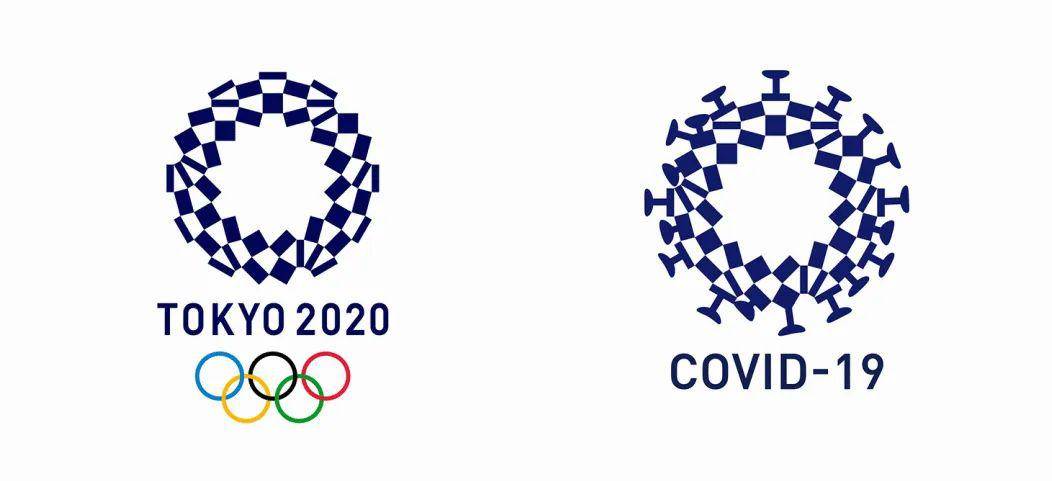 东京奥运会徽变成冠状病毒,出现太露骨,厉害的讽刺等正反意见