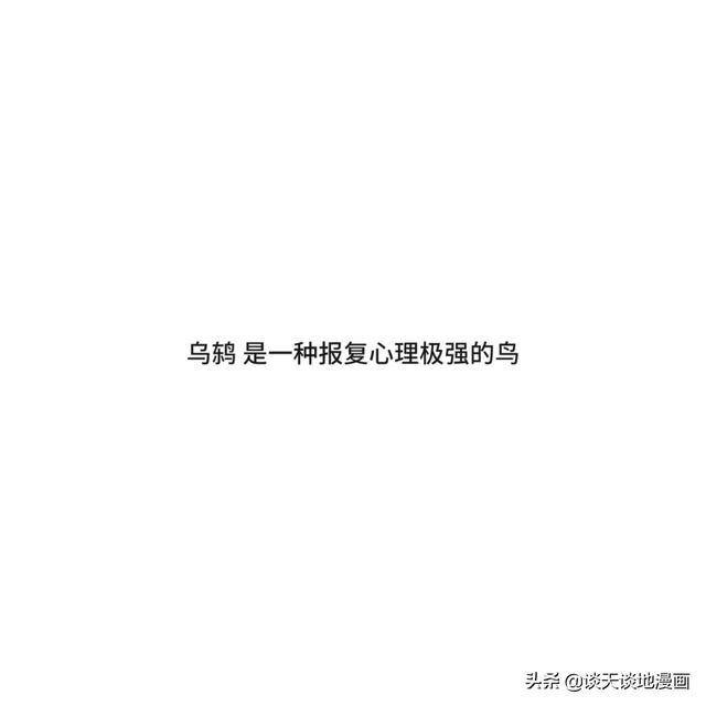 乌鸫是一种报复心理极强的鸟.不报复成功是不会离开的