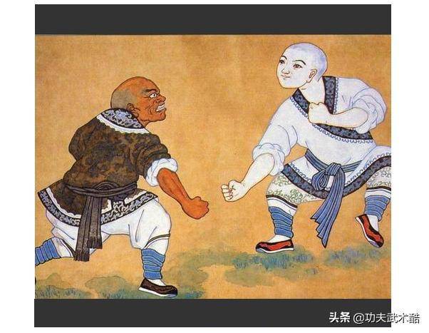 少林拳罗汉缠打对练出招打人防为首攻防兼备肘法全