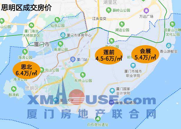 五缘湾宅地 4万㎡起拍!厦门最新房价地图出炉!