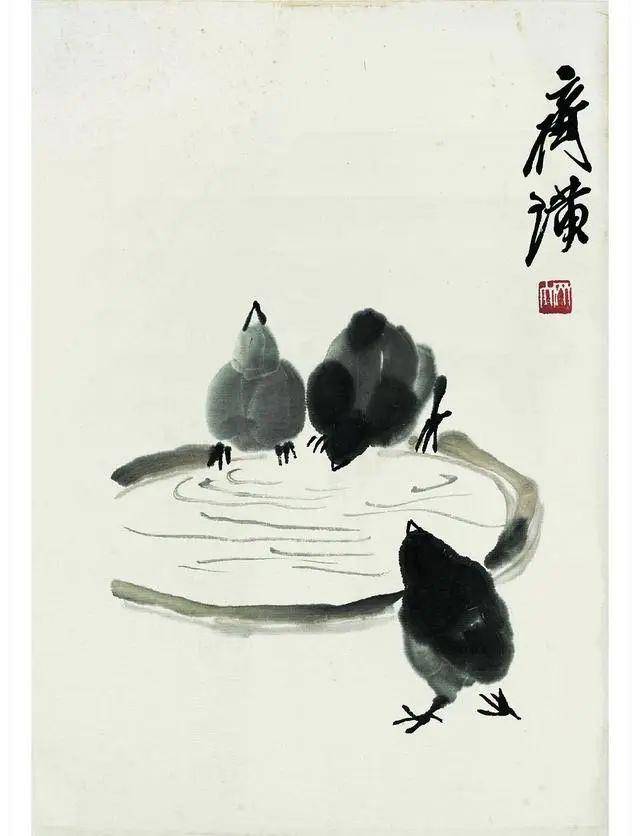 齐白石大写意花鸟册|绘画中有一种喜感