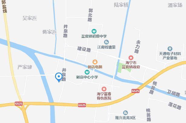 新的盐官镇卫生院位于 海宁市盐官镇井泉路21号(郭店敬老院往南200米)