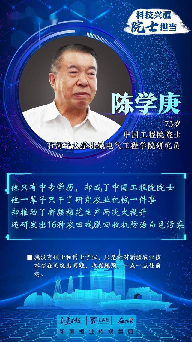 海报丨科技兴疆 院士担当