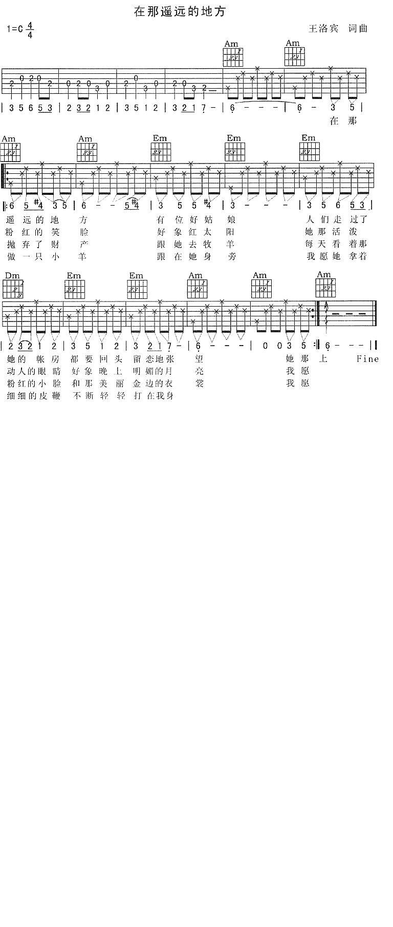 吉他简谱位置_吉他单音位置图解