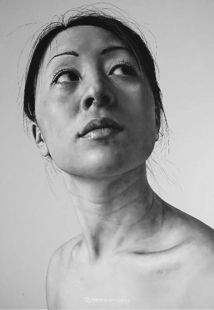 高级灰表现的肖像人物,意大利画家silvio porzionato作品选