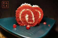 用红曲做出红丝绒般的蛋糕卷，重点就藏在细节里