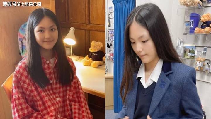 13岁王诗龄英国逛街,一身名牌超6万,你觉得她漂亮吗?
