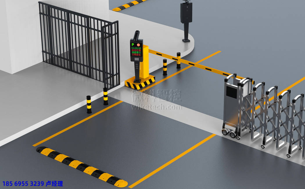 湖南长沙楚微半导体停车场管理系统智能道闸应用案例