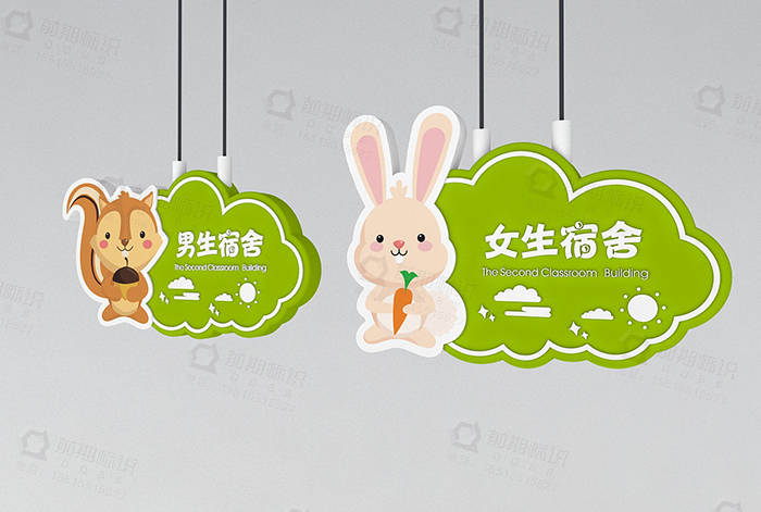 幼儿园导视系统标识牌的使用材料和制作工艺